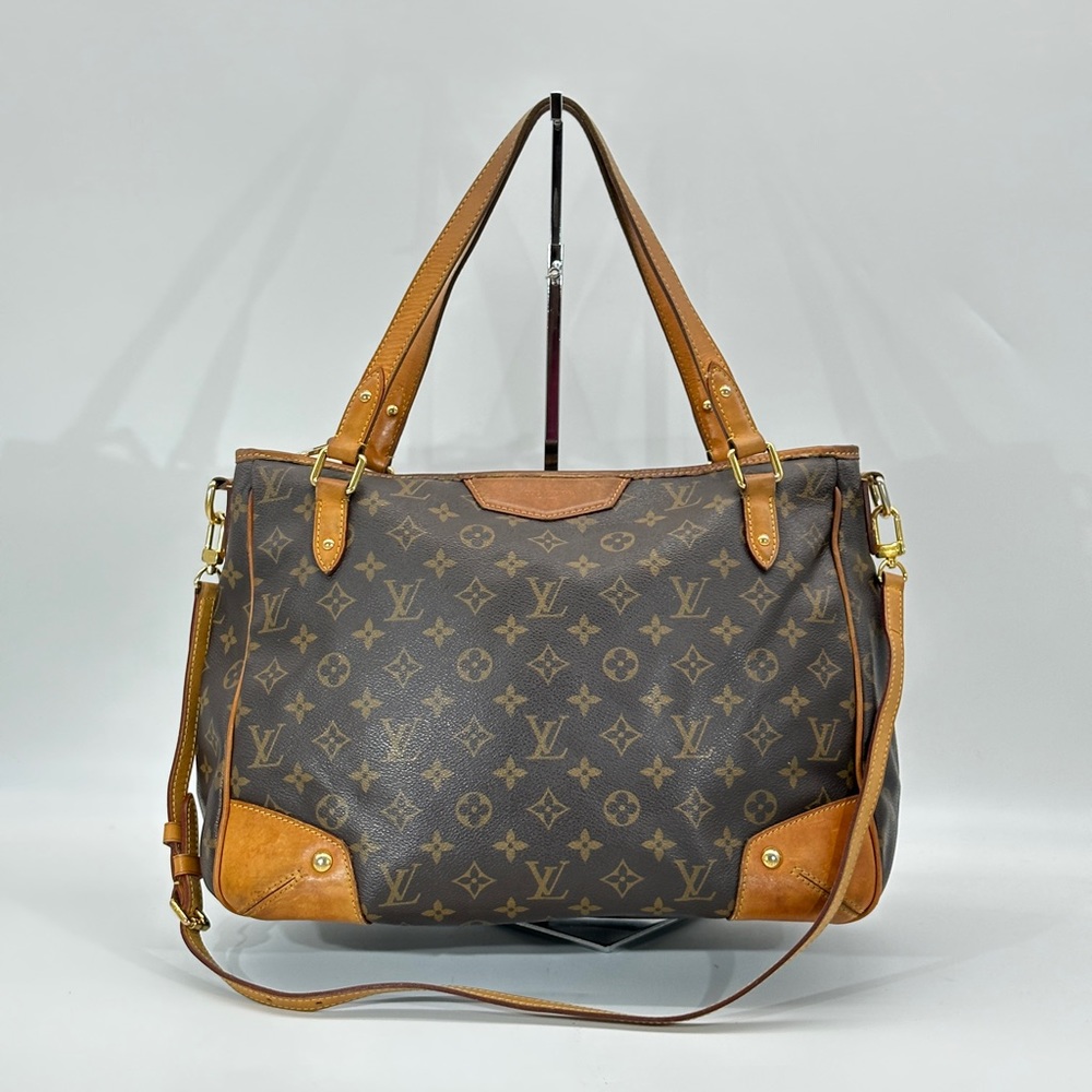 Louis Vuitton Monogram Canvas Brown & Tan Shoulder Bag